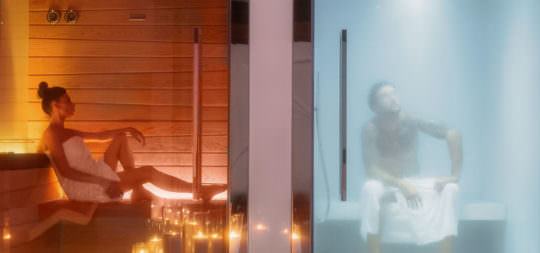 сауна в загородном клубе