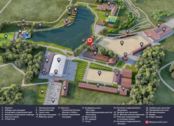 схема территории equides club